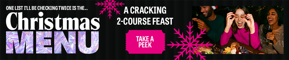 Festive menu at The Palace